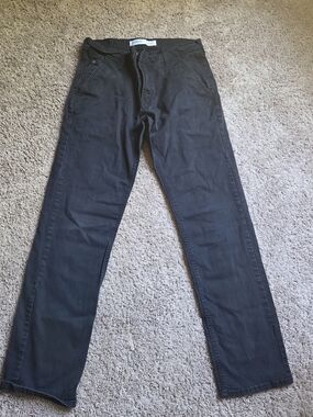Levi's Men's Straight S67 Athletic Jeans in Black 33x34 Classic